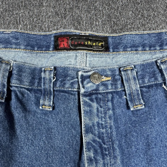 Wrangler Riggs Workwear Men's Size 44x36 Blue Jeans Heavy Duty Work Pants - Picture 4 of 16